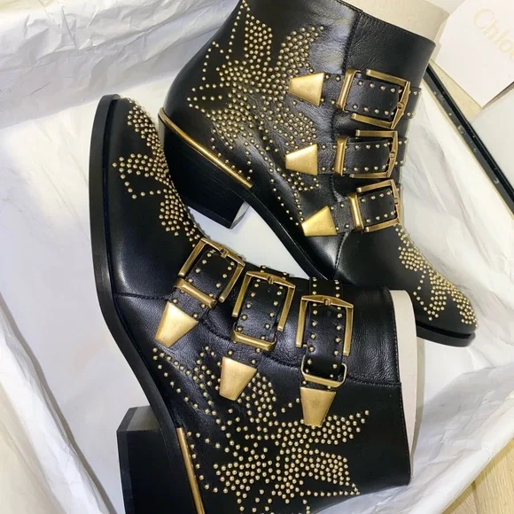 Chloé NWT Susanna Short Boots - 2 dust bags included - Picture 4 of 10